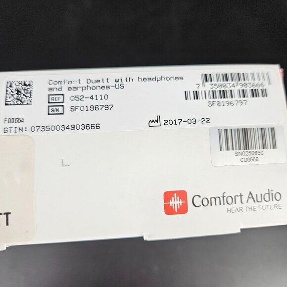 Comfort Audio Duett Personal Amplifier Listener Earbuds Headphones Charger WORKS - Picture 9 of 14